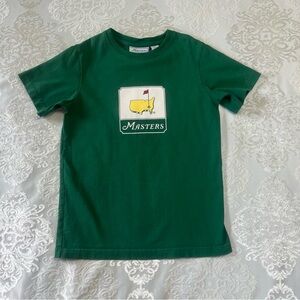 Masters Collection Boys Masters Tshirt Green Size XS